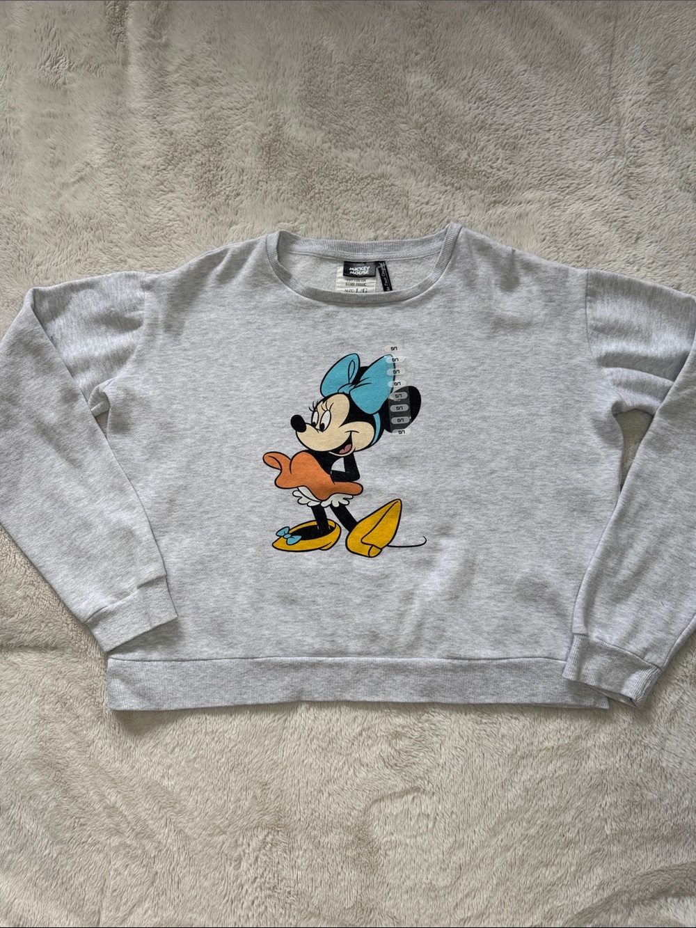 Disney Cotton On Minnie Mouse Womens Large Sweatshirt NWOT